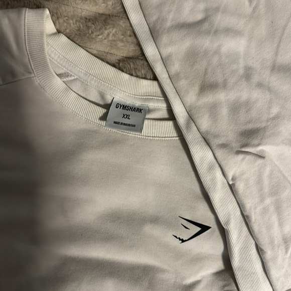 White Gymshark Long Sleeve - Picture 2 of 3